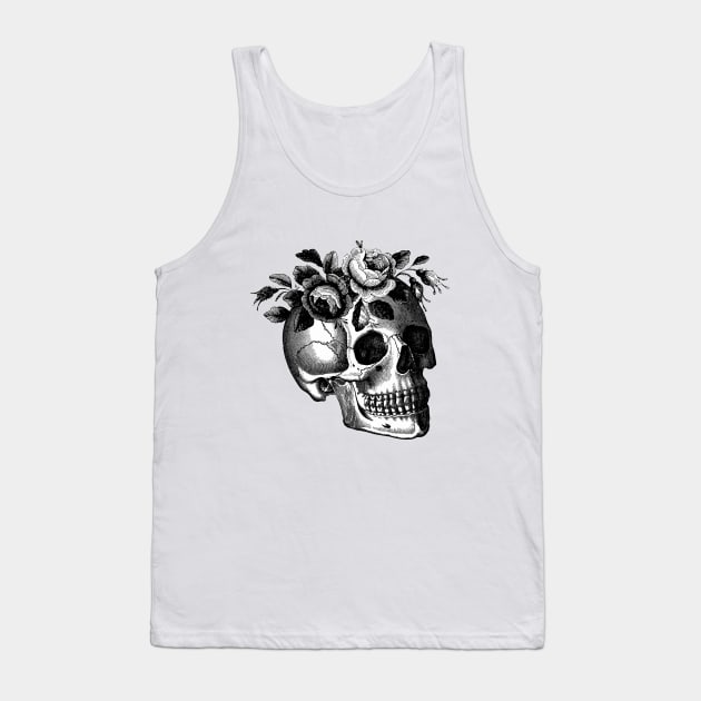 Memento Skull Tank Top by LadyMorgan